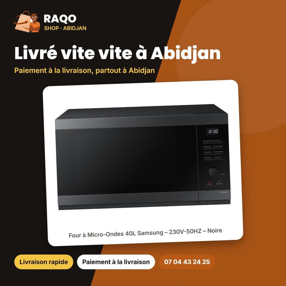 Four à Micro-Ondes 40L Samsung – 230V-50HZ – Noire | MS40DG5504AGSG