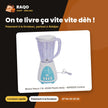 Mixeur Nasco 1.5L 400W Plastic Body – 8SPEEDS Control – Bleu-Blanc – 6 | MIXER_BL1008A-CB