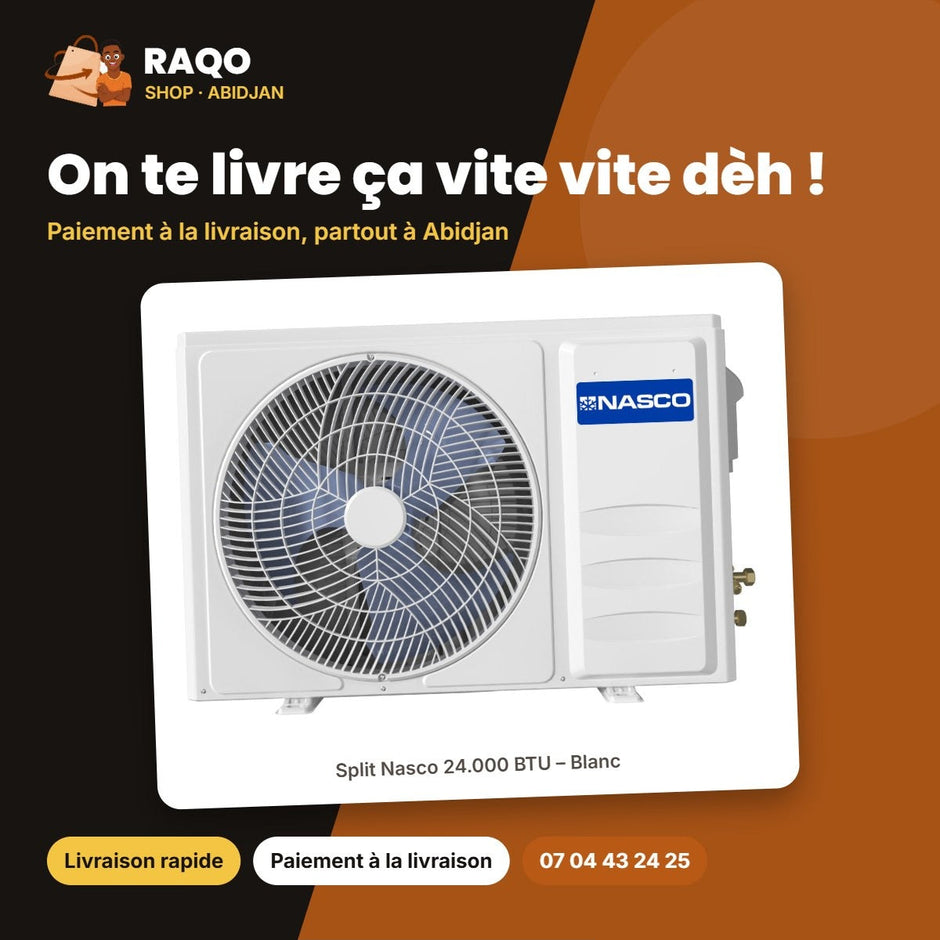 Split Nasco 24.000 BTU – Blanc | NAS-J24-N1