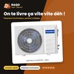 Split Nasco 24.000 BTU – Blanc | NAS-J24-N1