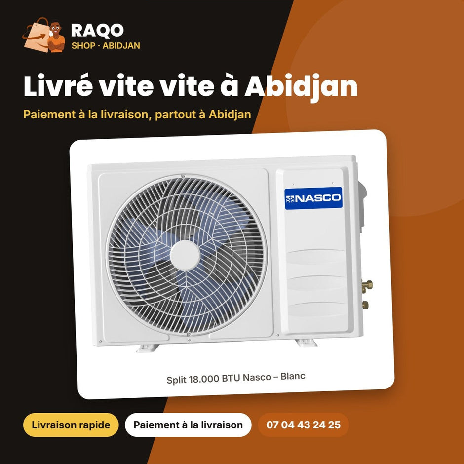 Split 18.000 BTU Nasco – Blanc | NAS-J18-N1