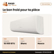 Split 18.000 BTU Nasco – Blanc | NAS-J18-N1