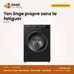 Machine à Laver 6kg Hisense – Front Load – Inky Black – Ibubble | WF1I6022BK