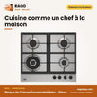 Plaque de Cuisson Encastrable Beko – 60cm – 4 Bruleurs à Gaz – Acier Inoxydable | HIAW64225SX