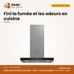 Hotte Aspirante Beko Encastrable – 60cm – Acier Inoxydable – 300W | BHCB66641BBHS