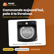 Machine à Laver 16kg Midea – Top Load – Automatique – Super Éco | MA512W160/T