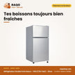 Réfrigérateur Double Porte Nasco – 105LT(76LT | RAQO Shop