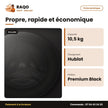Machine à Laver 10.5KG+SECHAGE 6kg Hisense – Front Load – Premium Black – 220-24 | WD3S1043BB