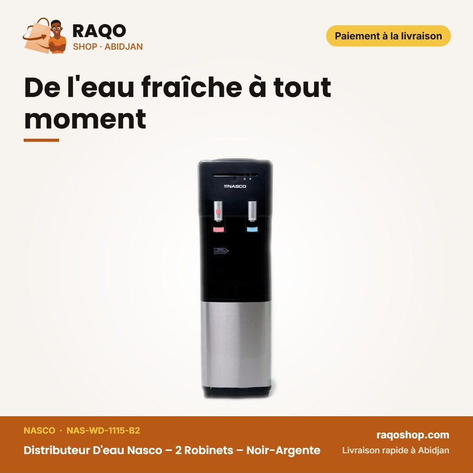 Distributeur D'eau Nasco – 2 Robinets | RAQO Shop