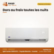Split Carrier 12000 BTU – Façade Blanche | RAQO Shop