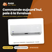 Split Carrier 12000 BTU – Façade Blanche – Inverter – Unité Extérieur 38AHC012VT | 42AHC012VT
