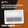 Split Allège (Plafond-Sol) Nasco – 24.000 BTU – Dual Inverter – Façade Blanch | NAS-TCF-24V1