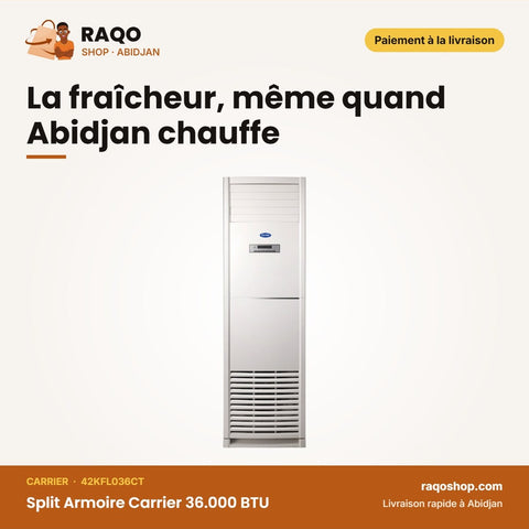 Split Armoire Carrier 36.000 BTU | RAQO Shop