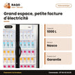 Refroidisseur Vertical Nasco – 1000L – 2 Battants Vertical | NAS-CH1250-2DR