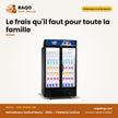 Refroidisseur Vertical Nasco – 1000L – 2 Battants Vertical | NAS-CH1250-2DR