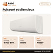 Split 9.000 BTU Nasco – Blanc | NAS-J09-N1