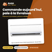 Split 24.000 BTU Nasco R410 Façade Blanche -Bande Silver | NAS-M24N1-N