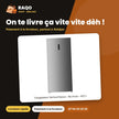 Congélateur Vertical Nasco – No Frost – 437 L – 4 ETAGERES+1PANIER | HNASDN1-55