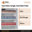 Refroidisseur Vertical Nasco – 1 Porte – Éco. D'energie – 523L Net | NAS-650-1DR