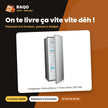 Congélateur Vertical Nasco 7 Tiroirs Silver 225L Net | HNASD1-33