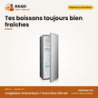 Congélateur Vertical Nasco 7 Tiroirs Silver 225L Net | HNASD1-33