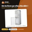 Distributeur D'eau Hisense – Avec Réfrigérateur – 3 Robinets – Silver | H96WDTS3S2R