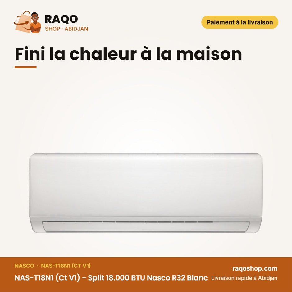 NAS-T18N1 (Ct V1) - Split 18.000 BTU Nasco R32 Blanc | NAS-T18N1 (CT V1)