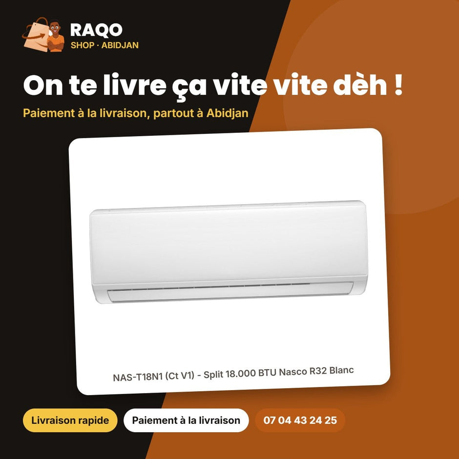 NAS-T18N1 (Ct V1) - Split 18.000 BTU Nasco R32 Blanc | NAS-T18N1 (CT V1)