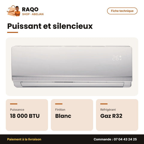 NAS-T18N1 (Ct V1) - Split 18.000 BTU Nasco R32 Blanc | NAS-T18N1 (CT V1)