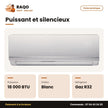 NAS-T18N1 (Ct V1) - Split 18.000 BTU Nasco R32 Blanc | NAS-T18N1 (CT V1)