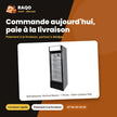 Refroidisseur Vertical Nasco – 1 Porte – Vitré-Contour Noir – 360 L | NAS-FL360-1DR