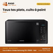 Four à Micro-Ondes Samsung 23L-1150W – Noir – Quick Defrost – 230V-50HZ | MS23K3515AK/EF