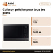 Four à Micro-Ondes 32L Samsung – Grill – 1400W – Noir-Inox | MG32DG4524AGE1