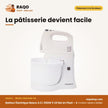 Batteur Électrique Nasco 4.3 L 500W 5 Vit Bol en Plast – 4 | MIXER_HM422BK-GS