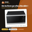 Four à Micro-Ondes 32L Samsung – Grill – 1400W – Noir-Inox | MG32DG4524ATE1