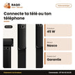 Home Cinema 5.1CH Nasco – 45W Caisson de BASSE+10W X5 Haut-Parl. – Telec | NAS-HT5.1-N2410