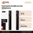 Home Cinema 5.1CH Nasco – 45W Caisson de BASSE+10WX5 Haut-Parl. – Telec. | NAS-HT5.1-N5510