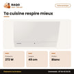Hotte Aspirante Samsung – 67.5X44.5X49CM – Blanc – 272W | NK24M7060VW/SG