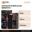 Home Cinema Nasco – 80W – 5.1CH – Télécommande | NS-1405