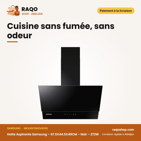 Hotte Aspirante Samsung – 67.5X44.5X49CM – Noir – 272W | NK24N7060VB/SG
