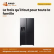 Réfrigérateur Américain Samsung – 627L(409+218) – 2 PORTES+1 Ouv. – Noir Metal | RS80F65G3FUT