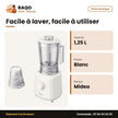 Mixeur Midea – Blanc – 1.25 L – Bocal de Broyage | MJ-BL6010W