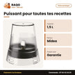 Table Blender Midea – Bocal Plastique – Avec 1 Moulin – 1.5L | BL2518
