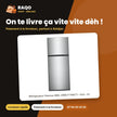 Réfrigérateur Hisense 466L (366LT+100LT) – Gris – A+ – No Frost | RD-60WR