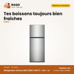Réfrigérateur Hisense 466L (366LT+100LT) – Gris – A+ – No Frost | RD-60WR