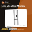 Réfrigérateur Combiné Nasco – 273L Net – Silver – 3 Tiroirs | SNASD2-400WD