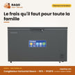 Congélateur Horizontal Nasco – 397L – 1PORTE – 1 Panier Interne | NAS-500WA-DS