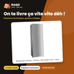 Réfrigérateur Hisense – 2 Portes – 287L (216LT+71LT) – Silver | RD-39DR4SG