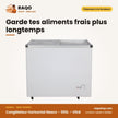 Congélateur Horizontal Nasco – 355L – Vitré – 2 Portes Couliss. | NAS-FS355FL