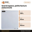 Congélateur Horizontal Nasco 350L – Silver – 1 Porte – 1 Panier à L'interieur | KNAS-550